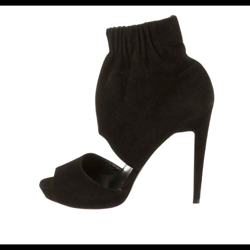 Black suede Pierre Hardy Heels (5 inch!)